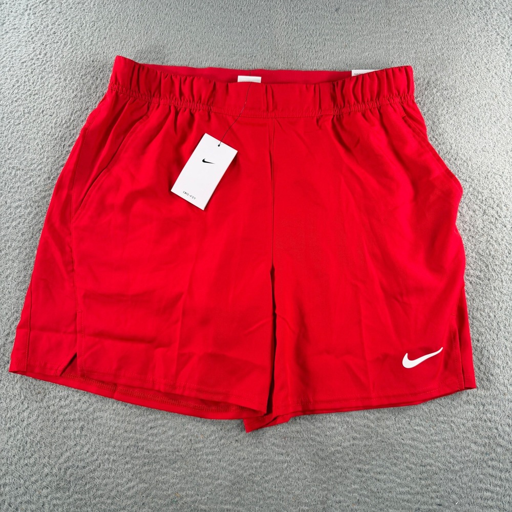 Nike Court Dri-FIT Victory 7" Tennis Shorts Mens XL 7" Inseam Red CV3048-657 NWT